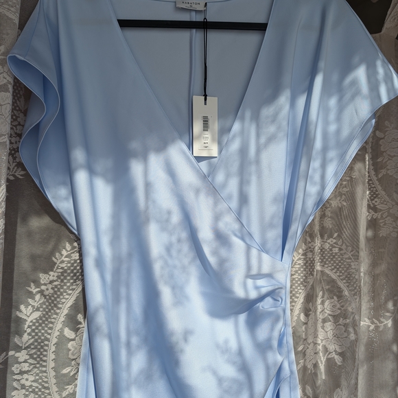 Aritzia Babaton CLOSING SATIN DRESS - Picture 1 of 11
